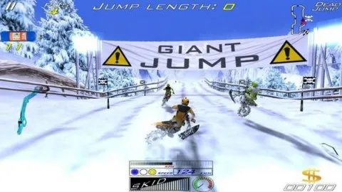 雪地极限自行车手机版 第1张图