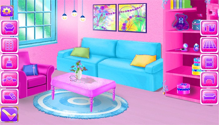 装饰女孩玩偶屋(DollHouseDecoratingCleaningForGirls) 第1张图