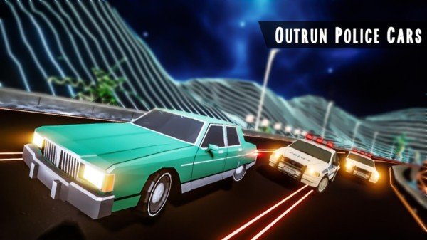 高速公路警车追击 第1张图