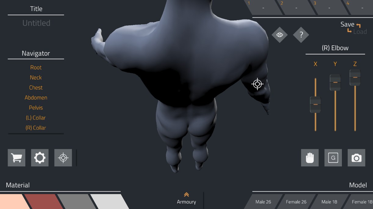 3D角色模型摆姿势工具 第1张图