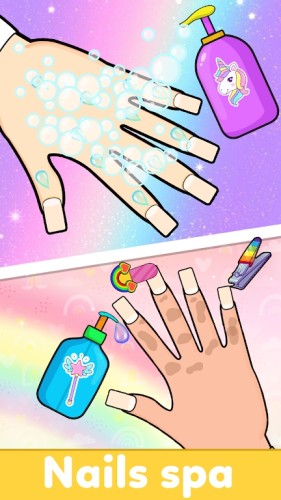 儿童美甲沙龙女孩 第1张图