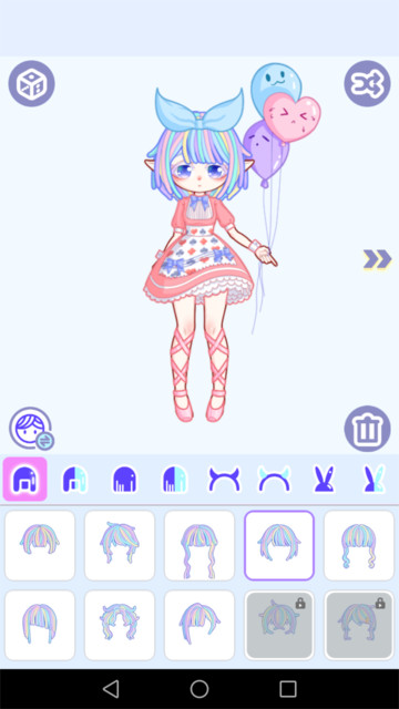 魔幻粉彩女孩萌拼 第1张图