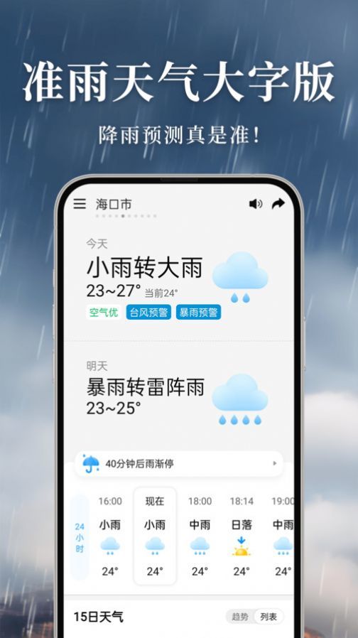 准雨天气大字版 第1张图