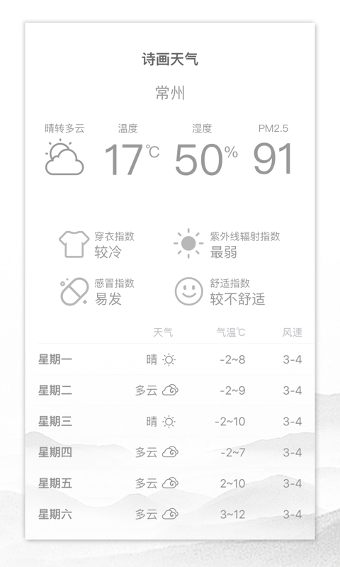 诗画天气 第1张图