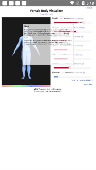 BodyVisualizer身材模拟器 第1张图